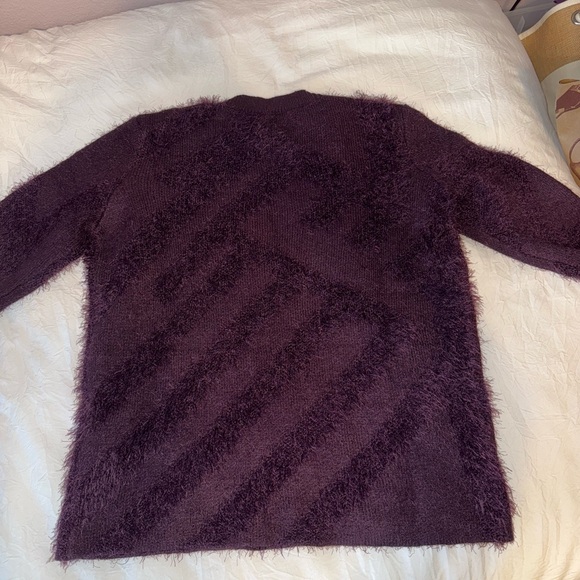 Calvin Klein Purple Textured Women's Sweater - Picture 4 of 6